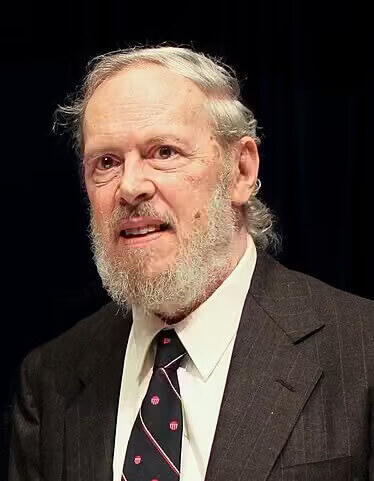 A potrait of Dennis Ritchie, the creator of the C language & co-creator of Unix