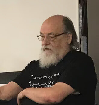 A picture of Ken Thompson, creator of the B language and co-creator of Unix